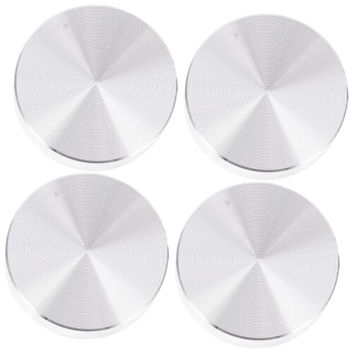 Adapter for Glass Plates of Tea Tables - 4 Round 5x5CM Aluminum Discs ...