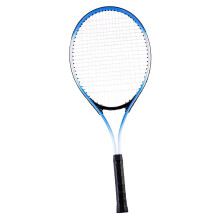 27 Inch Lightweight Tennis Racket for Playground, Comfortable Grip, Durable Blue Design, Exquisite Workmanship