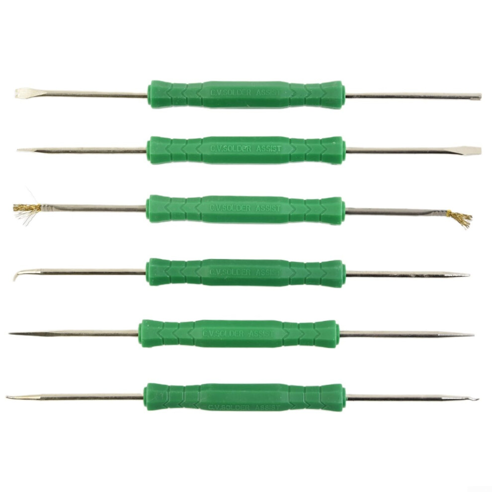 6 Pcs Desoldering Aid Tool Set For Pcb Soldering, Solder Removal, Electrical Repair, And Welding Maintenance 6947110463292