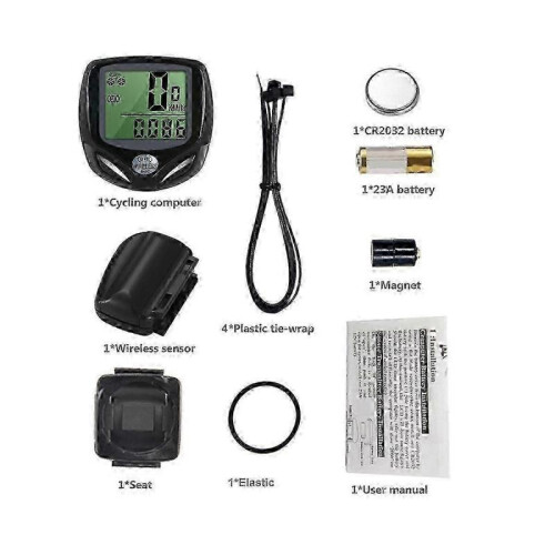 Bicycle Wireless Waterproof Magnet Sensor Bicycle Speedometer Digital Odometer Multifunctional Bicy n 1