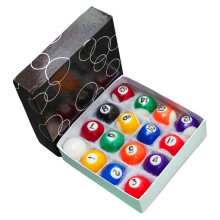 Professional 25mm Kids Billiard Balls Set - 16pcs Mini Pool Balls for Small Tables, Complete Miniature Billiards Game Set