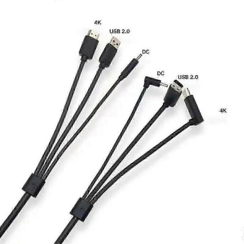 For HTC Vive 3-In-1 Accessories Replacement Cable HDMI-Compitable 5M, USB, Power VR Gamesl 2