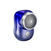 (Blue) Electric Razor for Men,Mini-Shave Portable Electric Shaver Wet and Dry Mens Razor USB Rechargeable