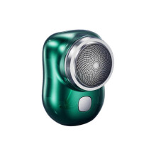 (Green) Electric Razor for Men,Mini-Shave Portable Electric Shaver Wet and Dry Mens Razor USB Rechargeable