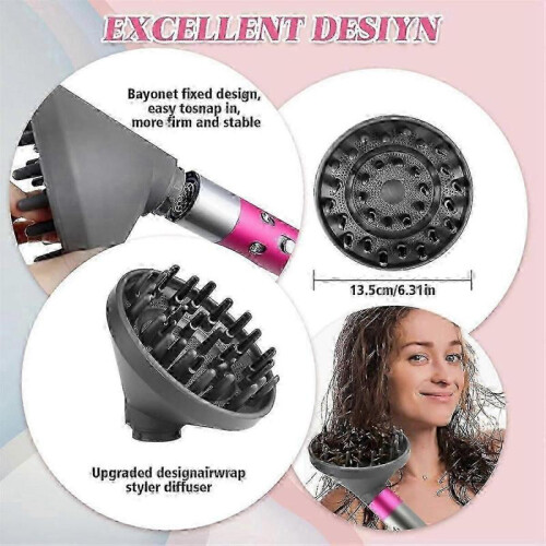 Diffuser Nozzle Curling Iron Converting for HS05 HS03 HS01 Styler Hair Dryer Diffuser Nozzle Attachml 2