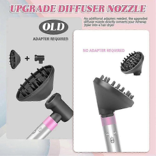Diffuser Nozzle Curling Iron Converting for HS05 HS03 HS01 Styler Hair Dryer Diffuser Nozzle Attachml 1