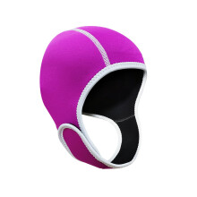 2mm Dive Hood Surf Cap Practical Surfing Hood for Water Sports Swimming Snorkeling Rose Red