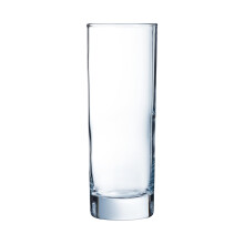 Tall 36cl Set of 12 - Clear Low-Form Glasses for Drinks, Durable Tableware, Perfect for Parties