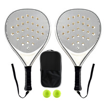 Tennis Racket Paddle Game Set with Optimized Airflow Holes for Kids and Adults, Lightweight for Travel and Outdoor Use