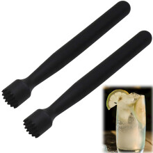 Muddler for Cocktails - 2 Pack Stainless Steel Cocktail Pestles, Ice Crusher and Herb Masher for Mixology Accessories
