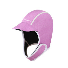 2mm Neoprene Dive Cap with Chin Strap, Pink Baseball Style, One Size Fits All, Waterproof Headwear