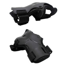 Wrist Guards Protective Equipment for Skates and Skateboards, Black, Adjustable Size, Durable Material, Unisex Design