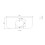 Hatton 1200mm Wall Mounted Grey Vanity Unit, Black Marble Worktop & Ceramic Basin 7