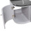 Hatton 1200mm Wall Mounted Grey Vanity Unit, Black Marble Worktop & Ceramic Basin 6