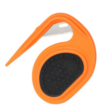 Pet Comb for Cats and Puppies, Orange Pet Grooming Tool, Hair Remover, Durable Grooming Accessory