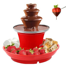 3-Tier Chocolate Melt Fondue Set with Removable Serving Tray, 280 ml Capacity, Continuous Flow Design for Parties