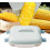 Portable Corn Steamer for Microwave, Fast Corn Cooking Tool, Vegetable Steamer with Lid, Blue Kitchen Accessory 3