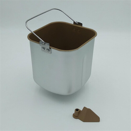 Square Bread Machine Liner Replacement Bucket for 2LB Bread Makers, Durable Non-Stick Kitchen Appliance Compatible with Most Models 2