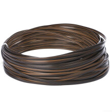 Plastic Rattan Repair Kit 120ft for Old Furniture Restoration, Brown Color, Durable Material, Indoor/Outdoor Use