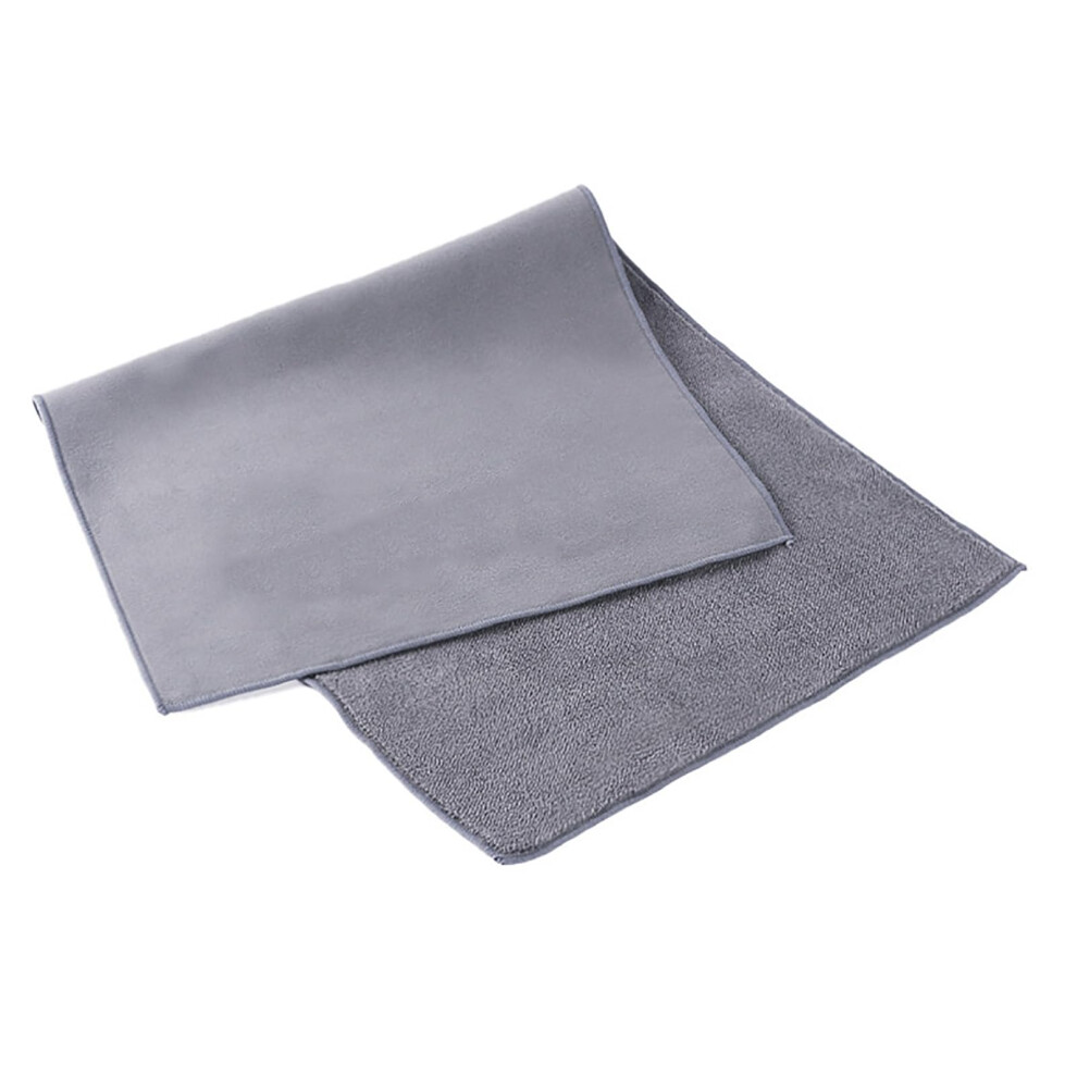 Microfiber Cleaning Cloth Gray - Reusable Car Wash Towel, Multi-Purpose Cleaning Rags for Home, Kitchen, Windows-image-OPC-PJZXYFF-NEW