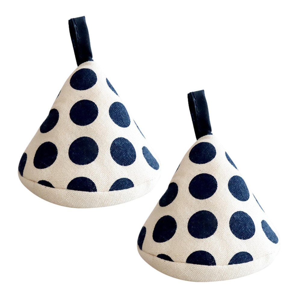Pot Knob Gloves Heat Resistant Blue Gripper Gloves For Hot Air Fryers, Microwaves, Frying Pans, Cooking Pots - 1 Pair 6038364606938