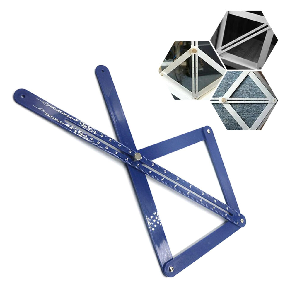 Versatile Angle Measuring Tool With Scale For Accurate Woodworking Measurements, A2 Size, Solid Color 6038364607386