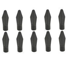 Pack of 10 Soft Tip Racing Practice Arrows Rubber Black Training Arrows for Safe Target Shooting