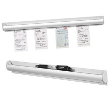 2-in-1 Mounted Ticket Rack for Restaurant Orders, Kitchen Delivery Management, Adhesive Installation, Durable Design