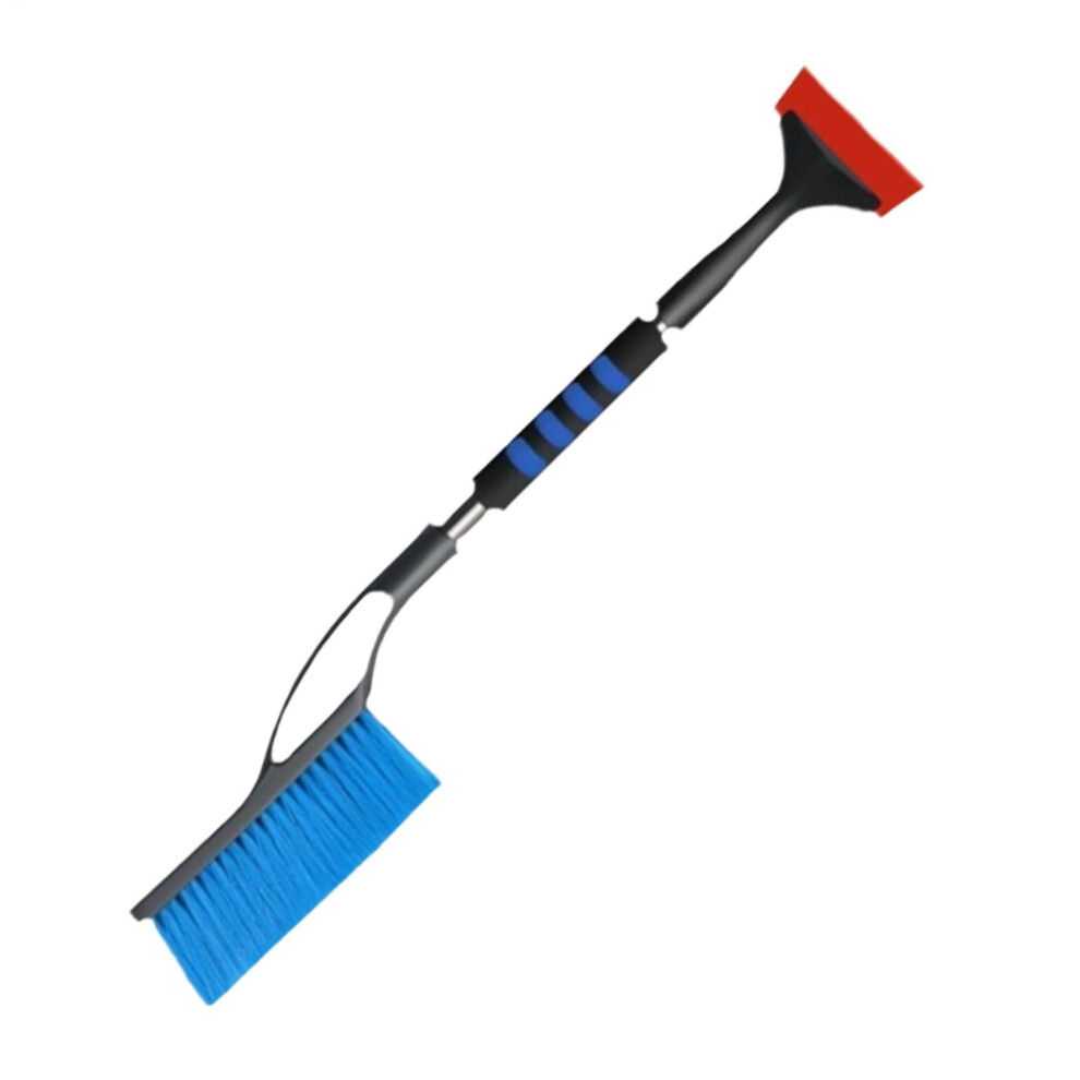 Car Ice Scraper And Brush 25.6 Inch Portable Ergonomic Frost Removal Tool For Cars Trucks Suvs With Durable Snow Brush 6947110473970