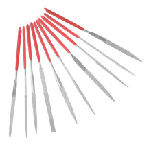 1 Set Mini Jeweler Files for Plastic Models, Needle File Tool Kit, Hand Tools for Metal, Glass, and Steel Finishing