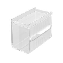 Wall-Mounted Tissue Holder - Clear Acrylic Wet Wipe Dispenser for Kitchen, Bathroom, Bedroom, and Toilet, Compact Design