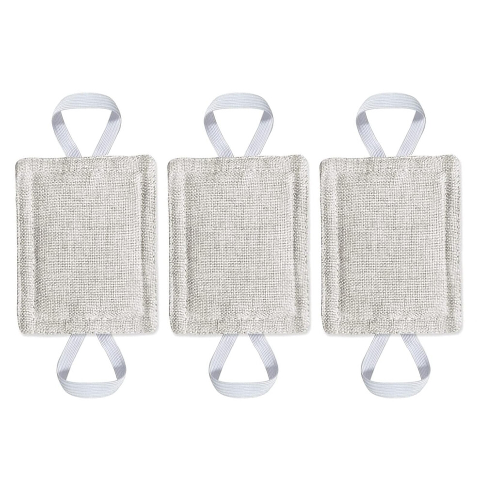 Natural Colored Door Sound Dampeners, Padded Kindergarten Door Lock Covers for Quiet Nursery, 3 Pack
