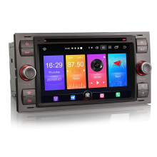 Android 10.0 Car Stereo CarPlay DSP WiFi OBD2 DAB+ Sat Nav Ford Fiesta Focus S/C-Max Kuga Transit