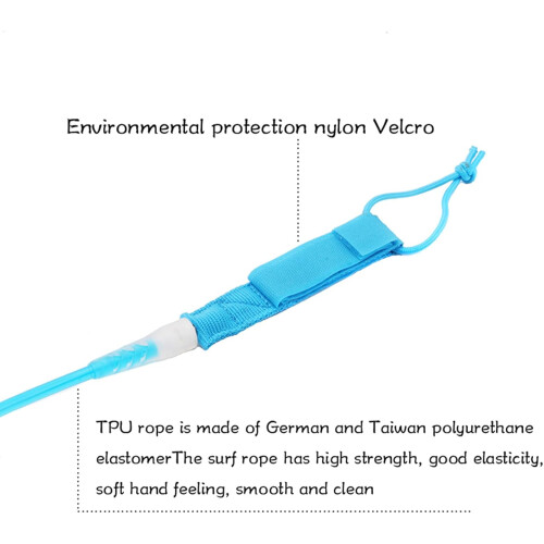 Surfing Leinen TPU Surfboard Ankle Leash 10ft Paddle Board Accessory Adjustable Foot Strap Durable Material 2