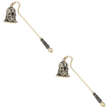 Candle Snuffer Pack of 2 Wick Snuffer Tools for Home Scented Candle Care Nordic Style Wick Catcher and Spoon
