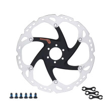 Bike Disc Brake Rotor 140/160/180/203 mm, Centerlock and 6 Bolt Adapter, High Performance Brake Rotor for MTB and Road Bike