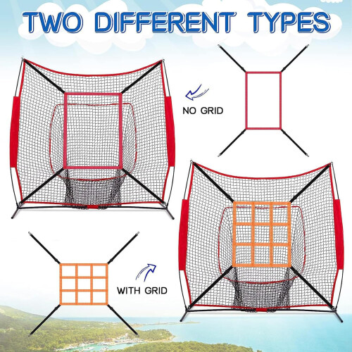 Adjustable Strike Zone Targets Baseball Softball Net for Pitching Accuracy Training Practice Exercises 2