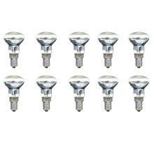 E14 R39 30W Spotlight Screw-In Light Bulb Clear Glass Pack of 10 for Lava Lamp Home Decor and Mood Lighting