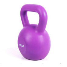 Colourful PE Kettlebell 5LB-20LB with Non-Slip Handle for Home Gym Strength Training and Bodybuilding