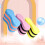 Swimming Pool Exercise Training Foam Buoy Float for Correct Swimming Postures, Yellow/Black, Durable Flotation Device 5