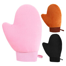 Self-Tanning Gloves, Soft Tanning Applicator for Sensitive Skin, Portable for Hands, Back, Body, Travel, 3 Pieces