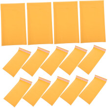 Padded Envelopes Pack of 25 Self-Adhesive Kraft Paper Bubble Mailers 27x16cm Shockproof Shipping Envelopes