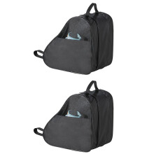 Skate Bag for Ice Skates 2-Pack, Adjustable Shoulder Strap, Suitable for Girls and Most Adults, Outdoor Use