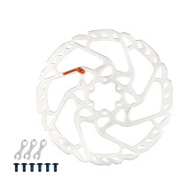 Road Bike Disc Brake Rotor Centerlock 6 Bolt Disc Brake Adapter Durable Compatible with Road Bike Brake Accessories