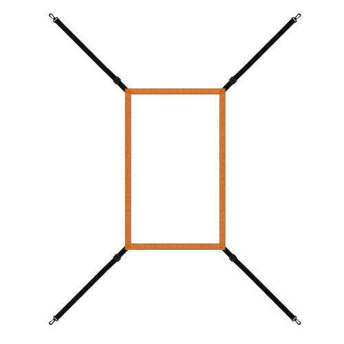 Baseball Softball Pitching Target Training Net Adjustable Strike Zone Accuracy Practice Tool