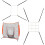 Pitching Targets Adjustable Strike Zone Target Net for Baseball and Softball Accuracy Training Exercise 4