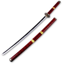 Anime Cosplay Swords 41-Inch Wooden Sword Multiple Styles Available Lightweight Durable Design