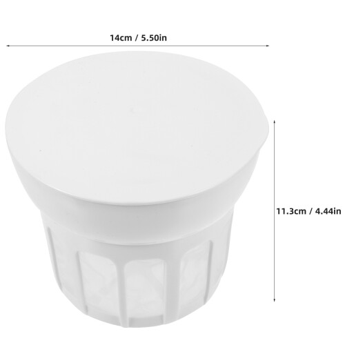 Lidded Greek Yogurt Maker Strainer Reusable Homemade Yogurt 2