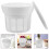 Lidded Greek Yogurt Maker Strainer Reusable Homemade Yogurt 10