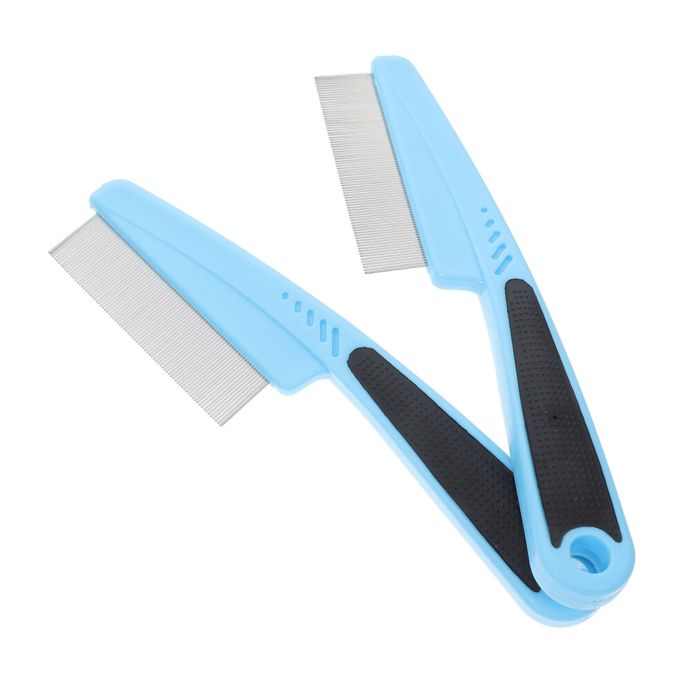 Inoomp Unisex 2Pcs Fine Tooth Dandruff Comb Hair Brush For Pets And Kids
